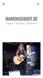 Mobile Screenshot of marionseibert.de